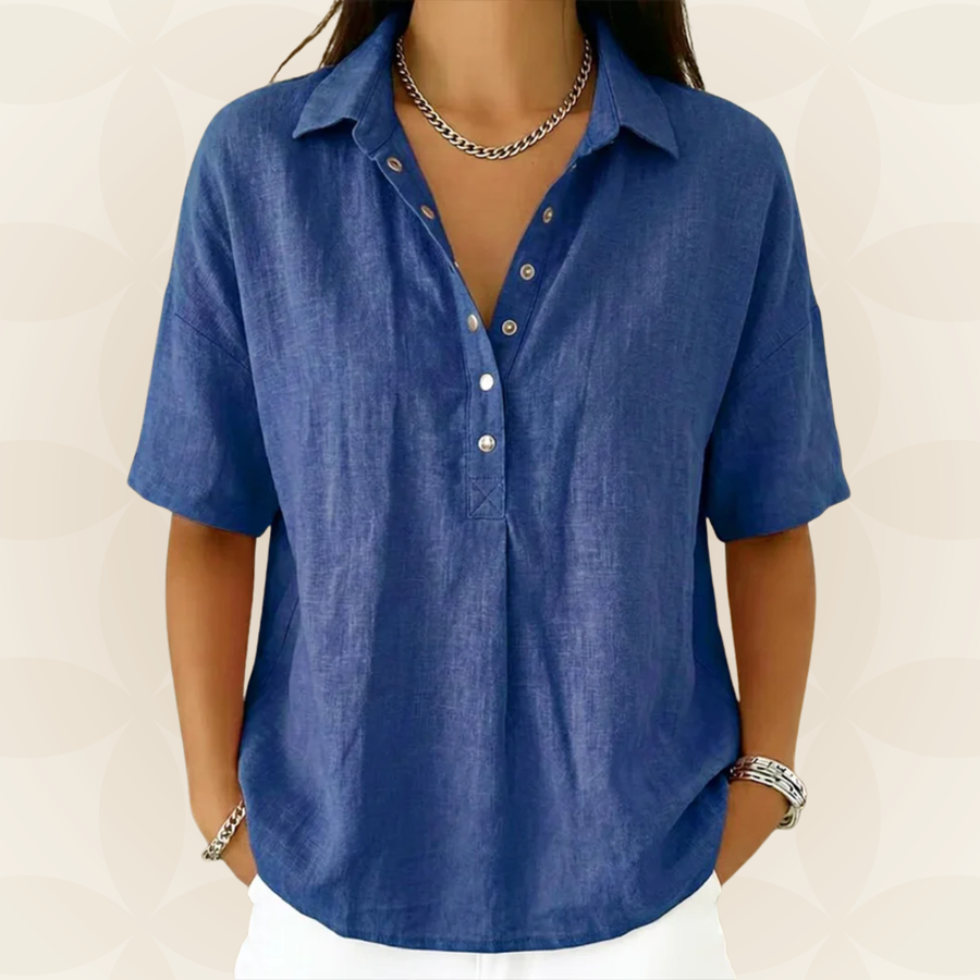 Sorcha | The Collared Button Blouse
