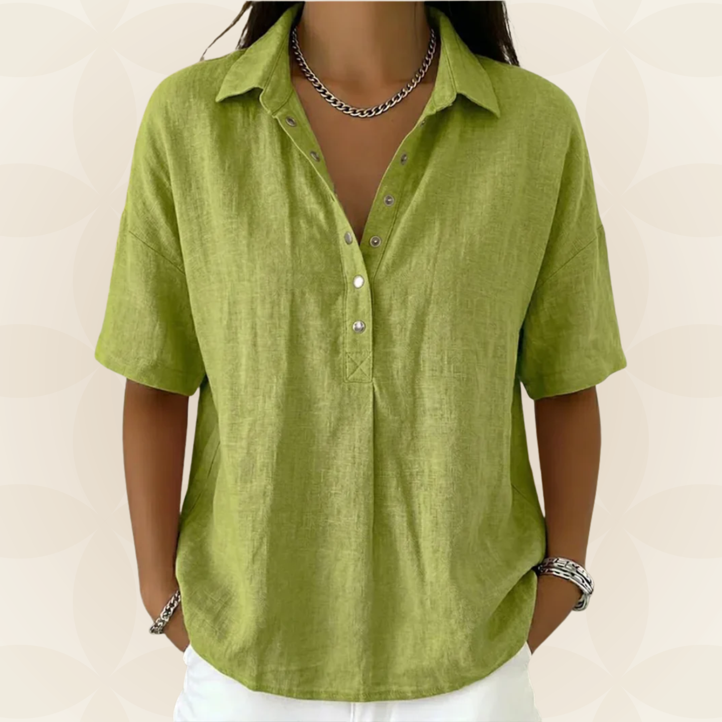 Sorcha | The Collared Button Blouse