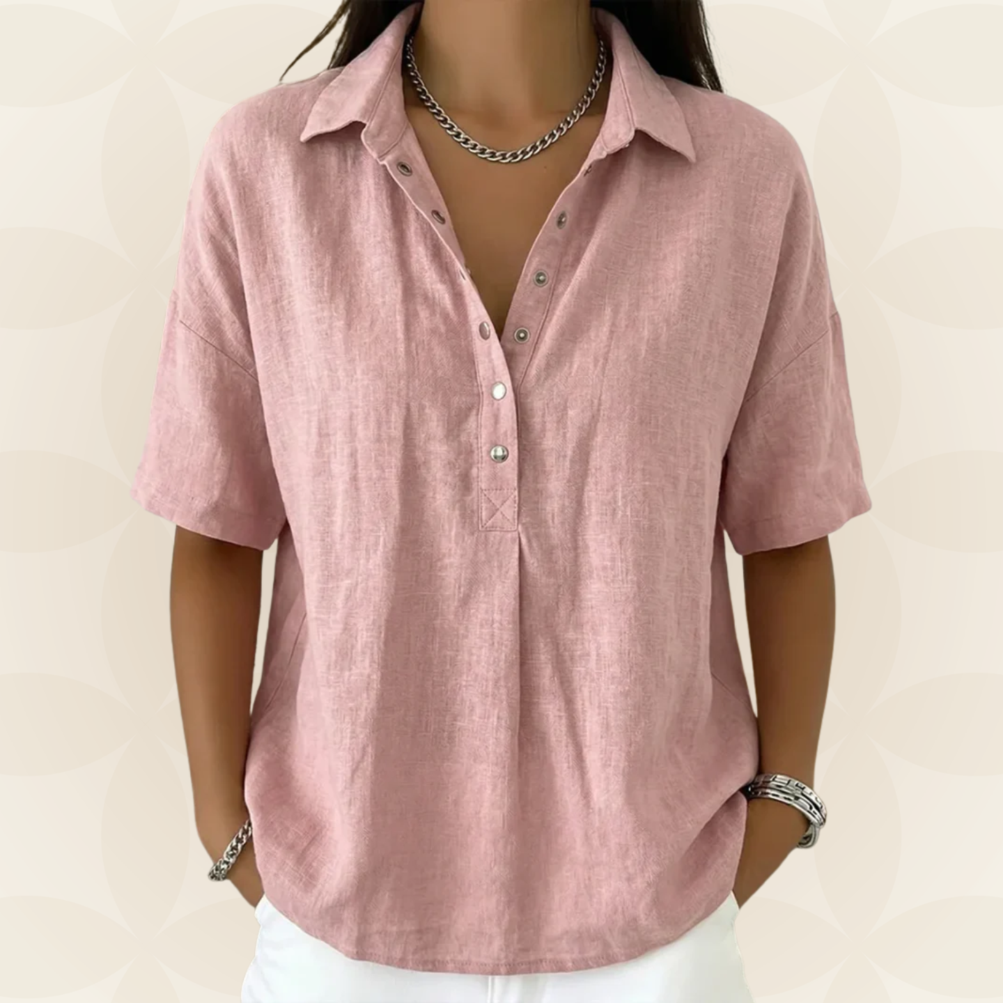 Sorcha | The Collared Button Blouse