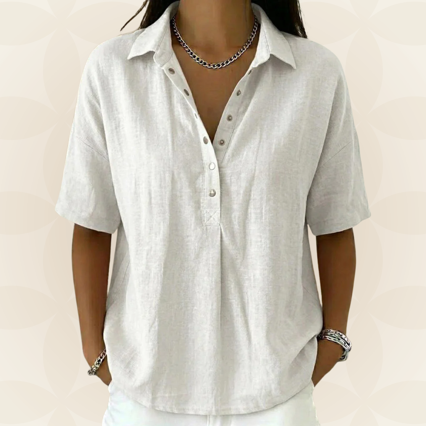 Sorcha | The Collared Button Blouse