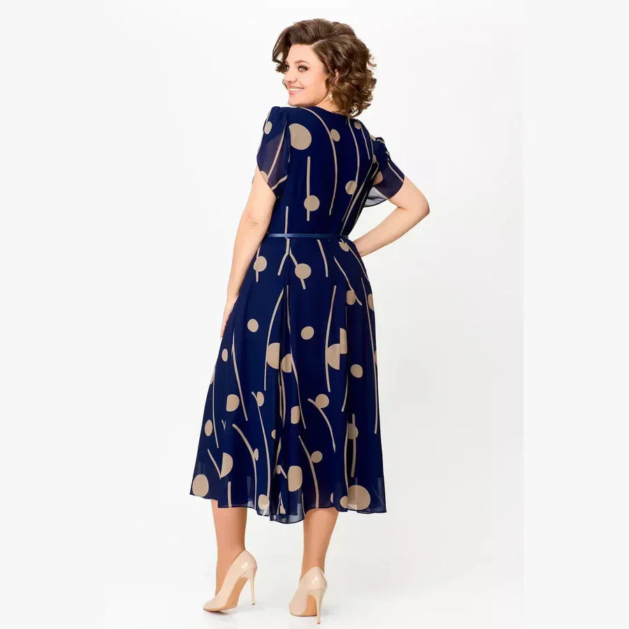 Isibéal | The Polka Dot Chiffon Midi Dress