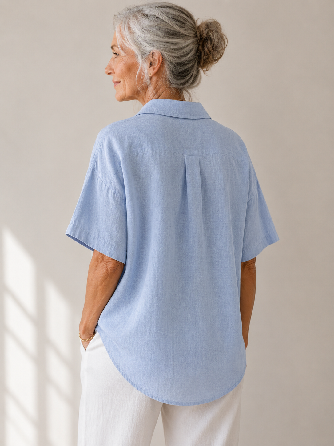 Sorcha | The Collared Button Blouse