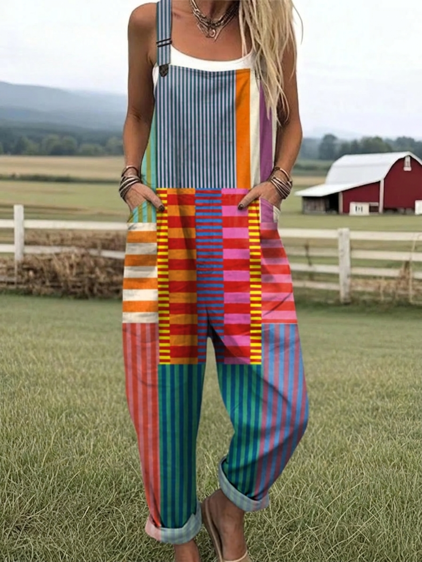 Rosalie™ | Stripe Jumpsuit