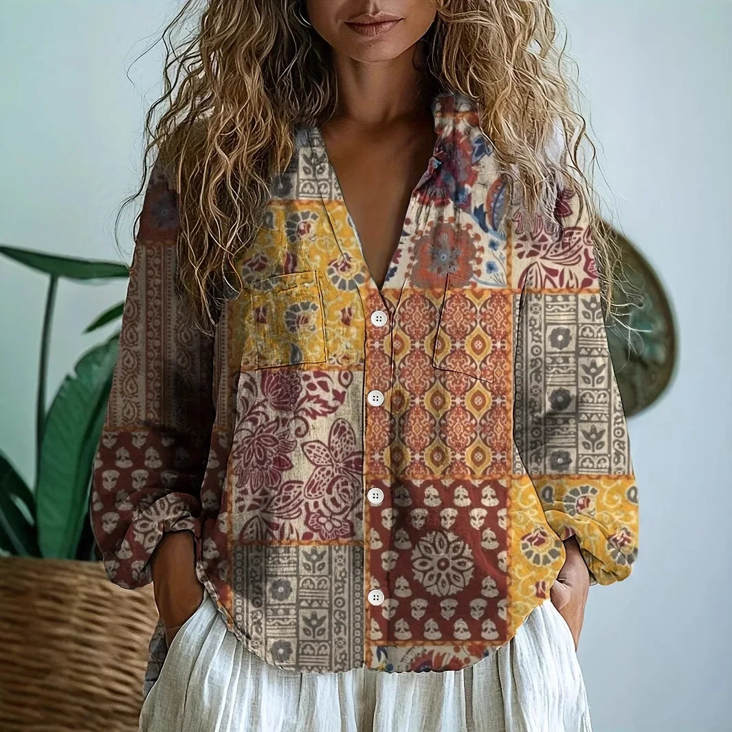 Aoife | The Linen Button-Down Blouse