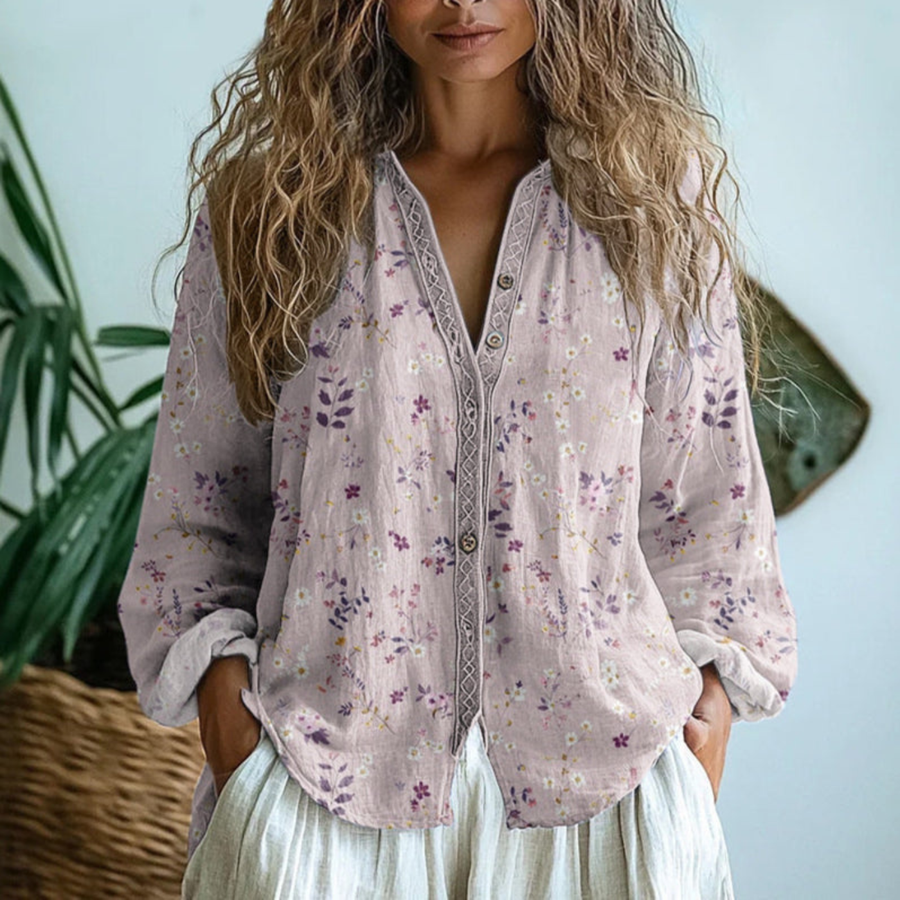 Aoife | The Linen Button-Down Blouse