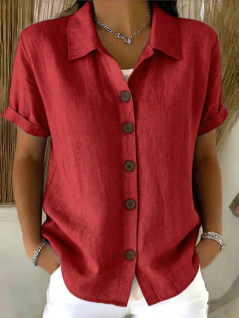 MAEVE BUTTON FRONT BLOUSE